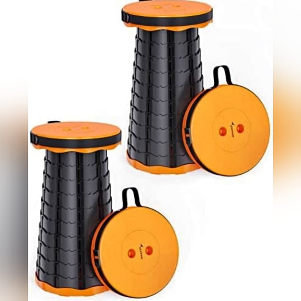 NEW 2 Pack Sportneer Portable Adjustable Telescopic Adult Chairs/Stools/Tables